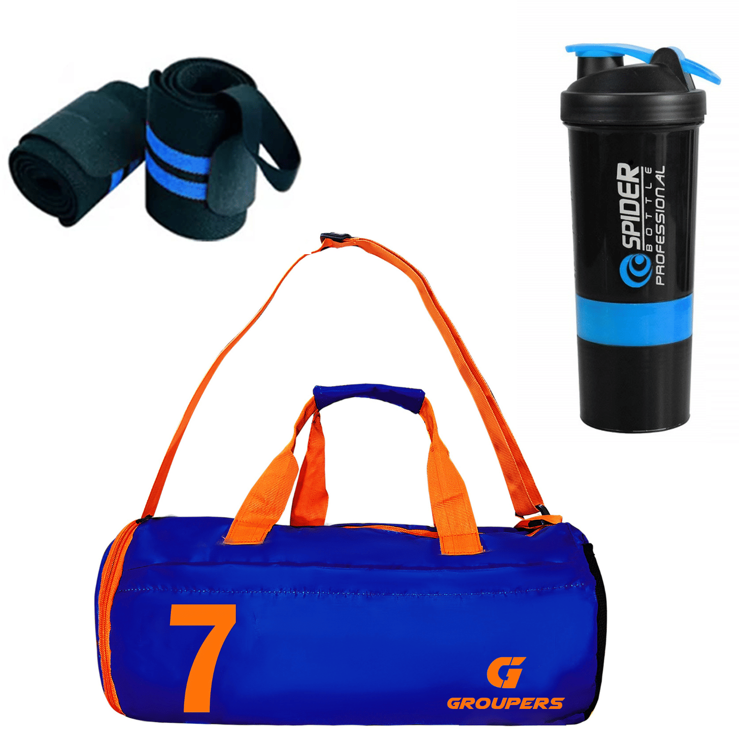     			GROUPERS Polyester BLACK 20 Ltrs Gym Bag