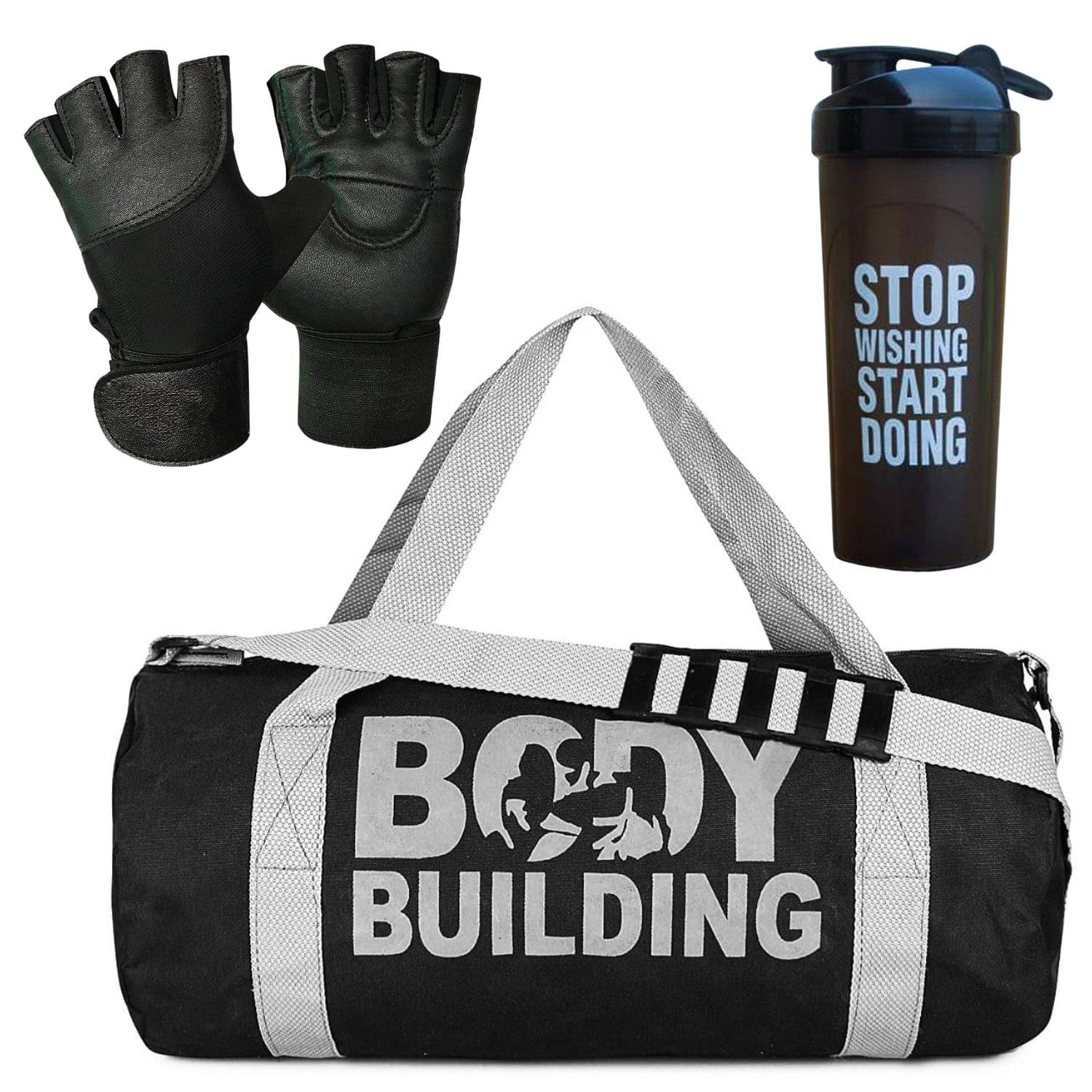     			GROUPERS Polyester BLACK 20 Ltrs Gym Bag