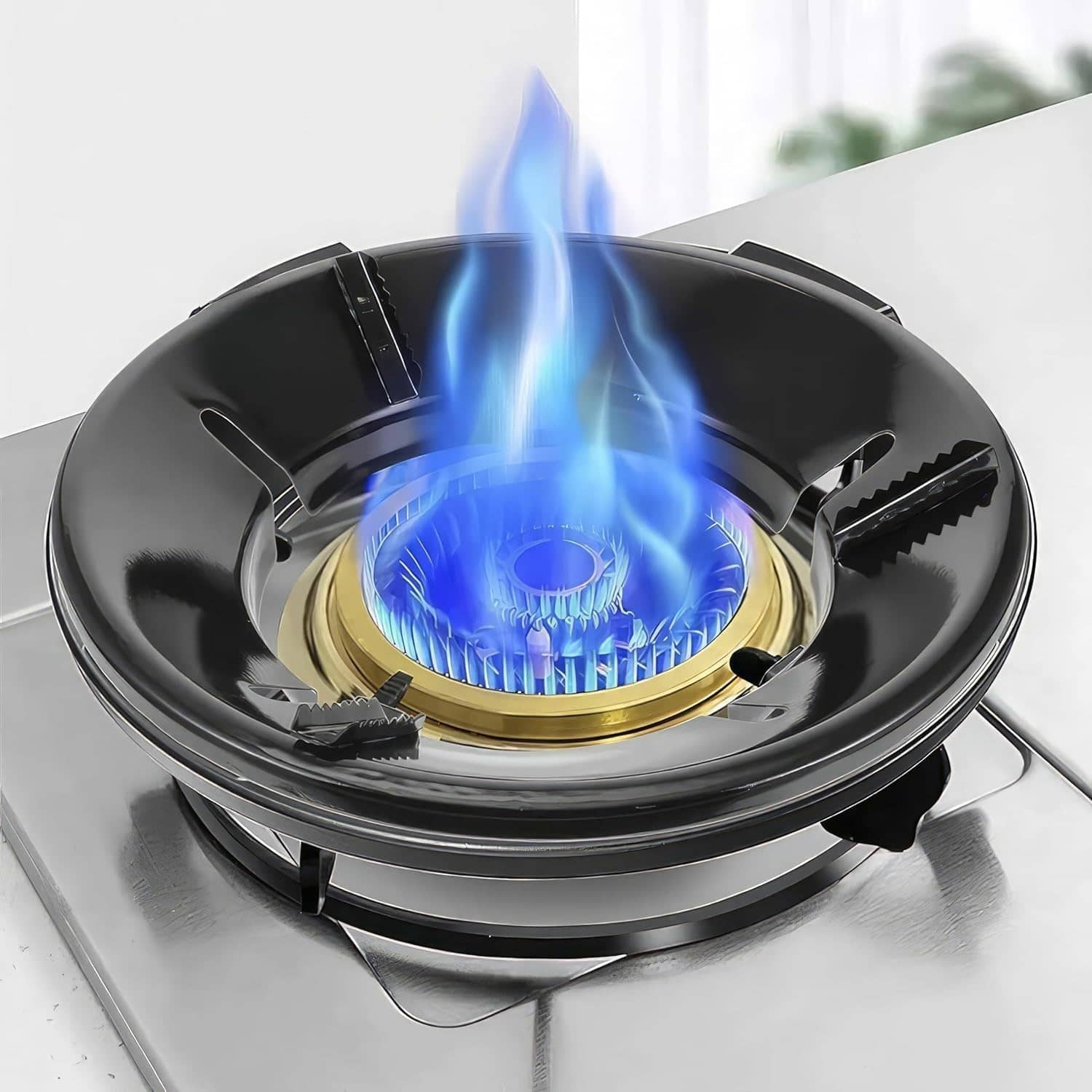 Gas Saver Burner Stand Pack Of 2 With Double Coated | Energy Saving Gas Stove Stand | Gas Burner Stand For Save Time & Gas Energy Support 4 Legs Indian Gas - Sports and Fitness Equipment | Buy online on ZillyBuy