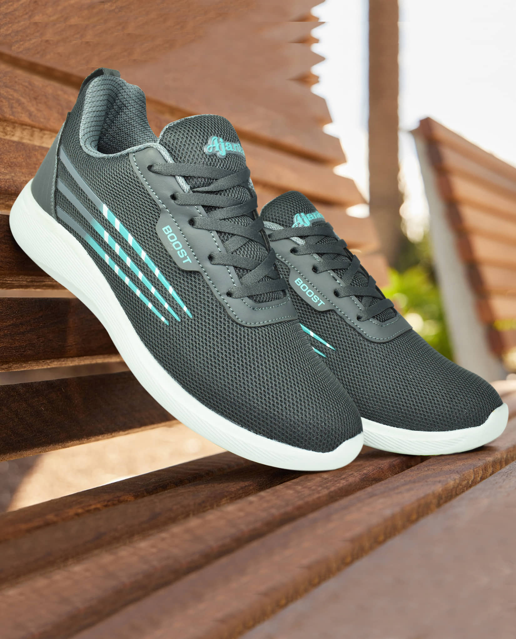 Impakto Gray Men's Sports Running Shoes - Sports Shoes | Buy online on ZillyBuy