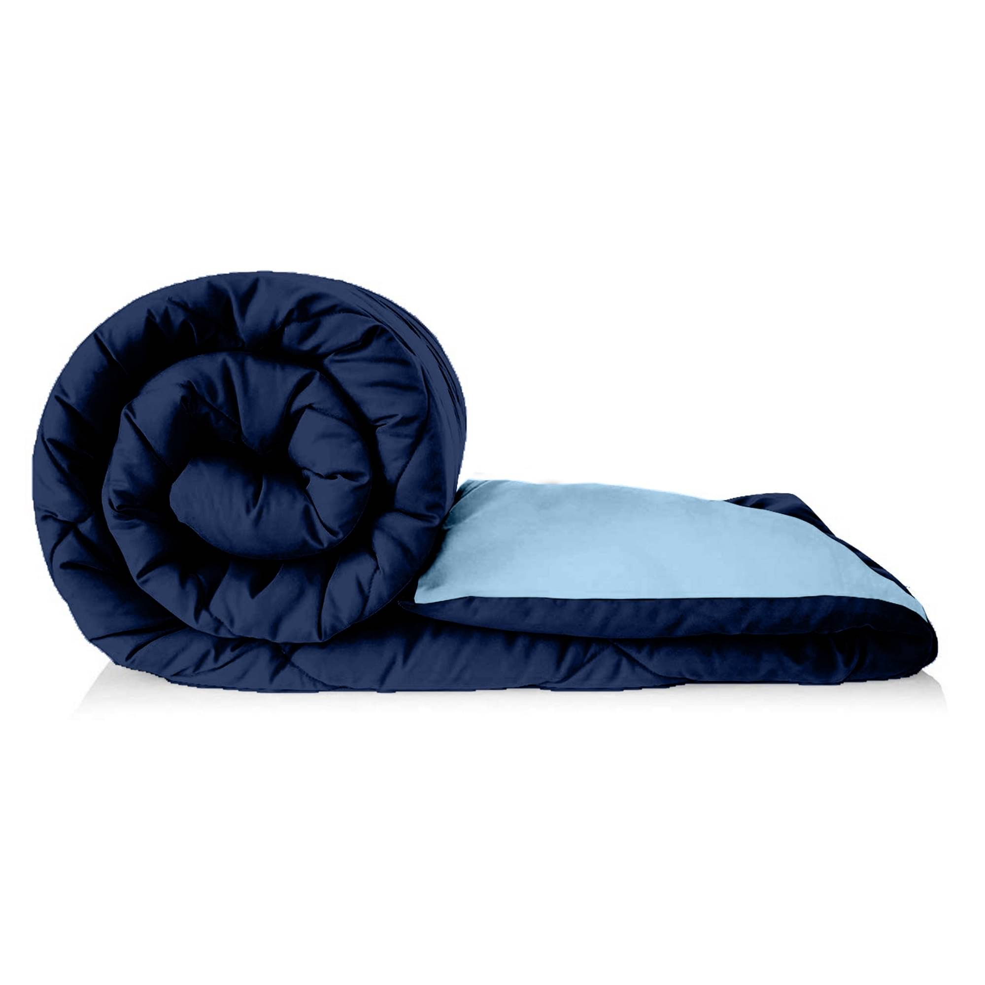     			Jinaya's Microfiber Solid Single Size Comforter ( 229 x 152 cm ) - Blue ( )