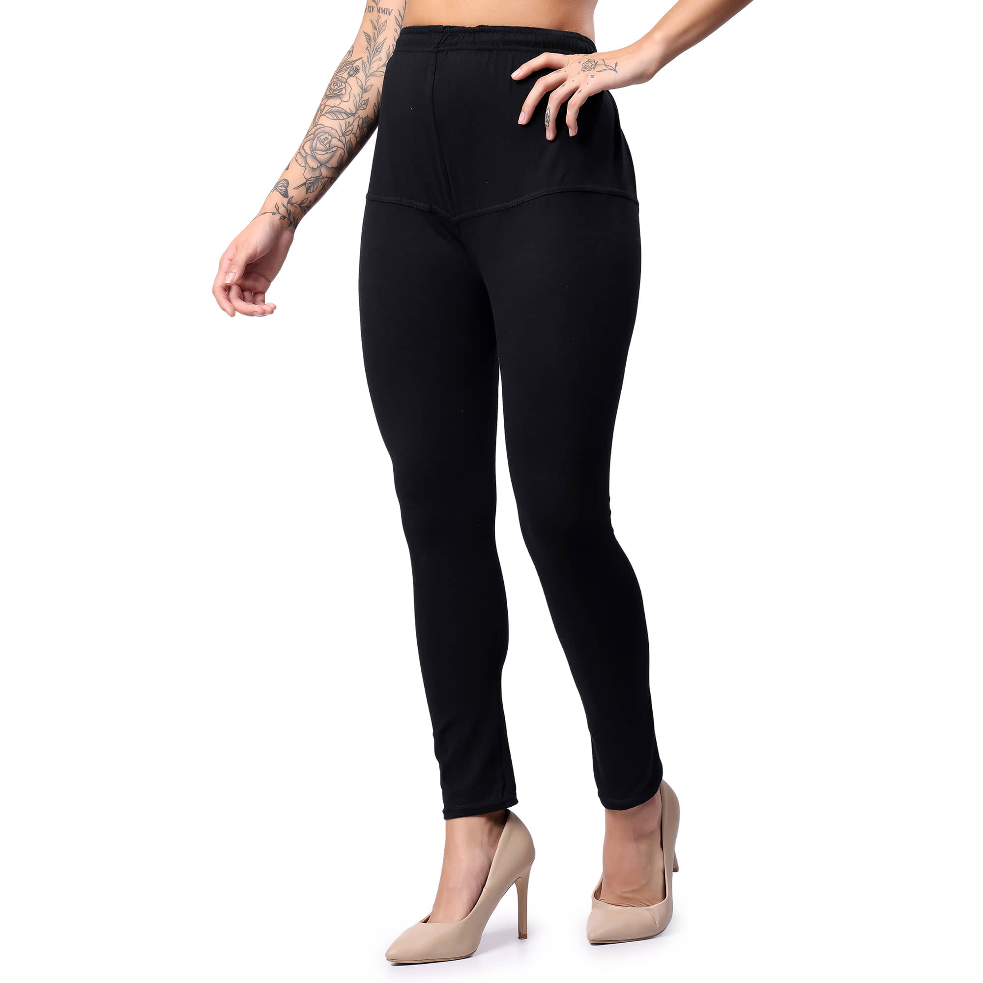 Solid Leggings Srishti Leggings Big Bazaar Srishti Leggings Fbb