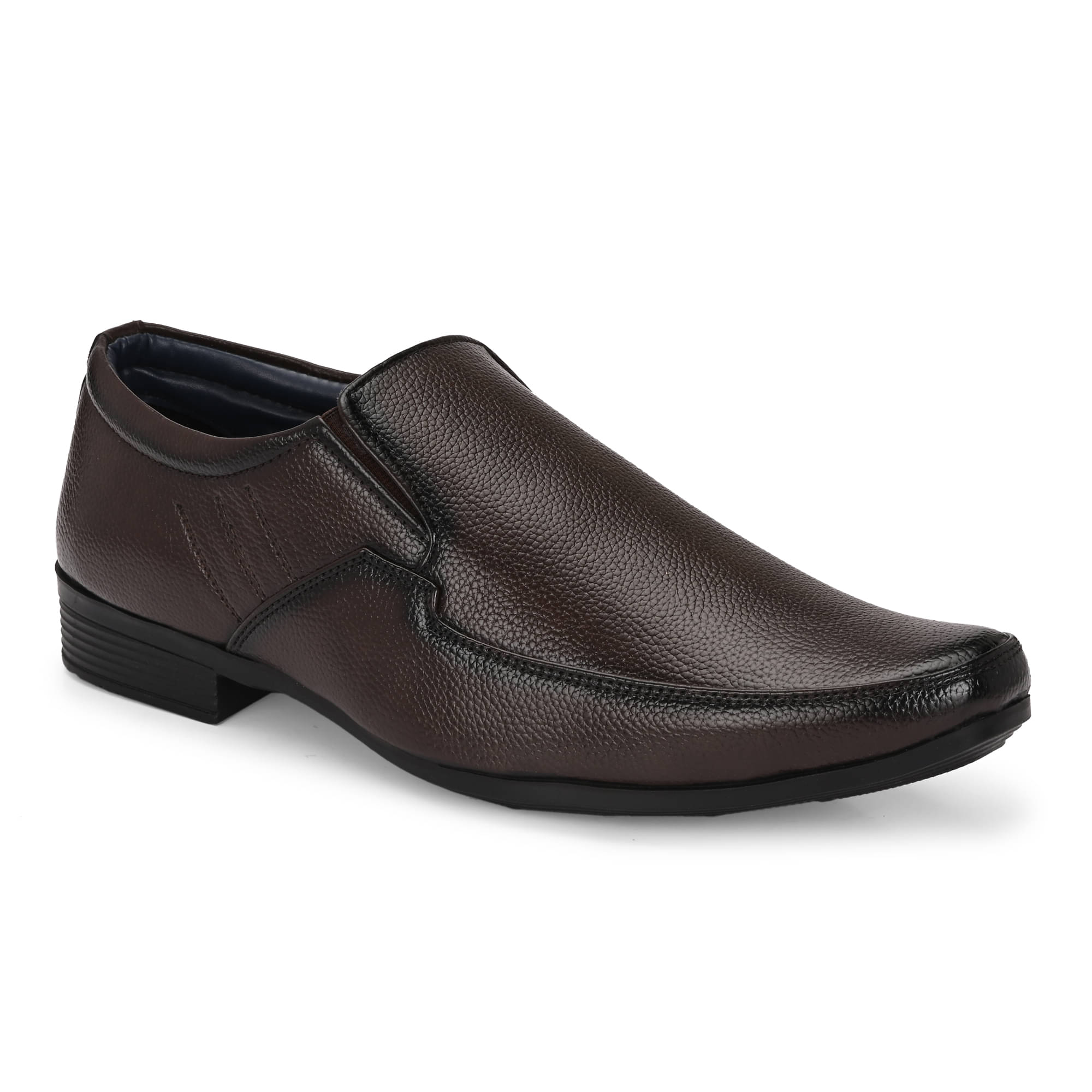     			Leeport Brown Men's Slip On Formal Shoes