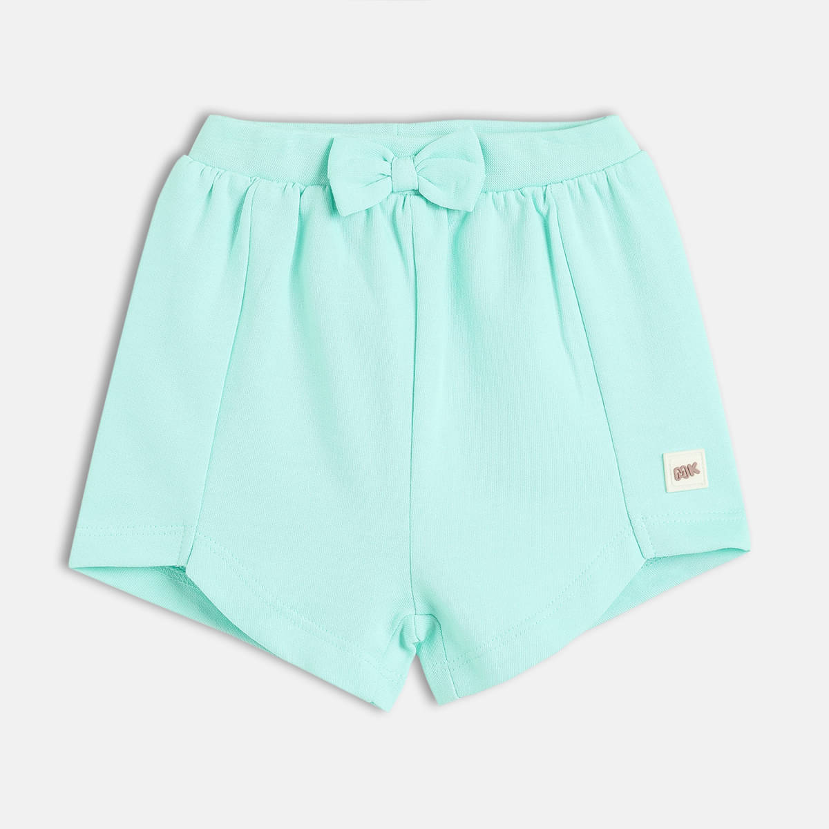     			MINI KLUB Pack of 1 Baby Girls Cotton Shorts ( Light Blue )