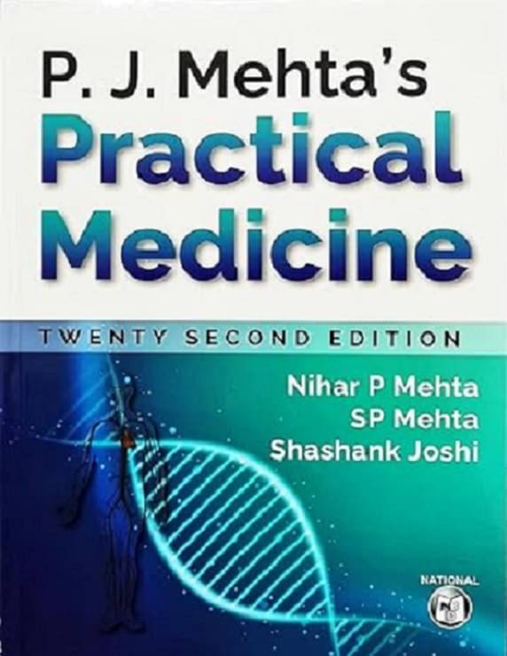     			P. J. Mehta's Practical Medicne - 22nd Ed./2023 [Paperback] P. J. Mehta's