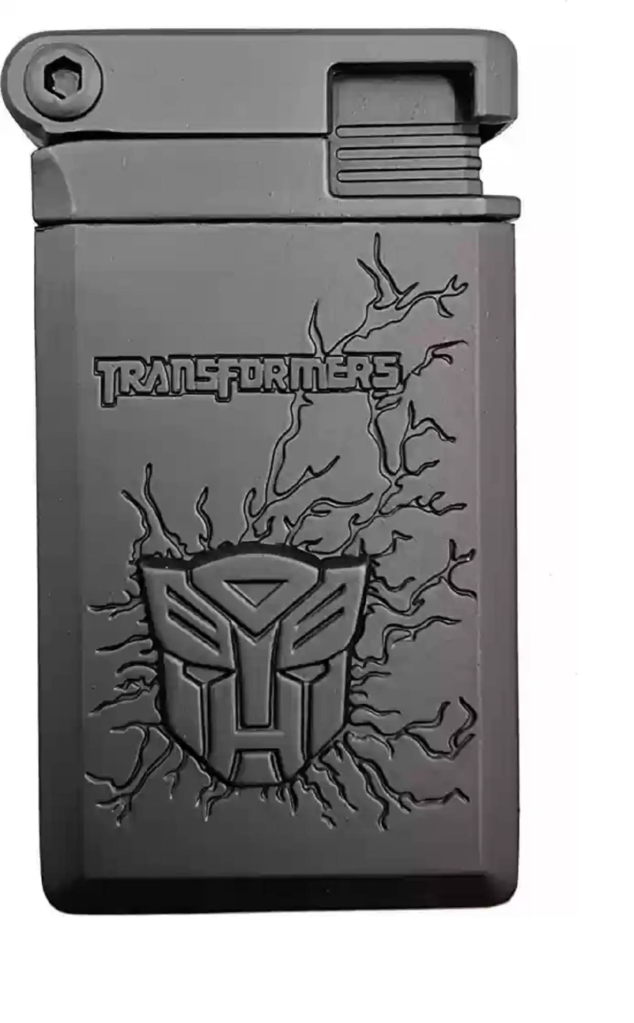     			Peshkar Black Iron Cigarette Lighter ( Pack of 1 )