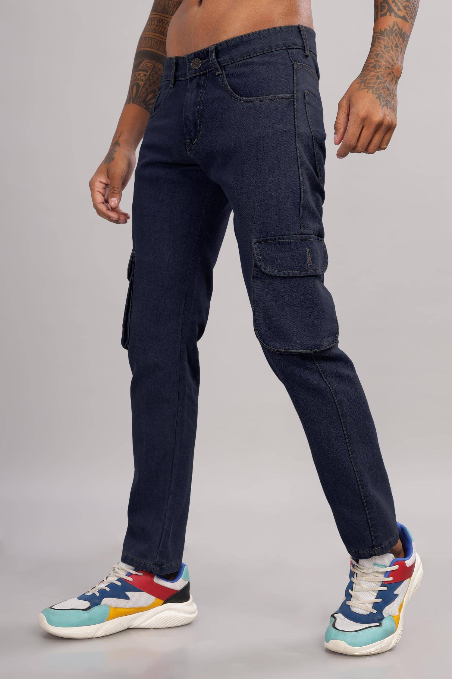 RAGZO Slim Fit Basic Men's Jeans - Dark Blue ( Pack of 1 ) RAGZO Slim Fit Basic Men's Jeans - Dark Blue ( Pack of 1 )