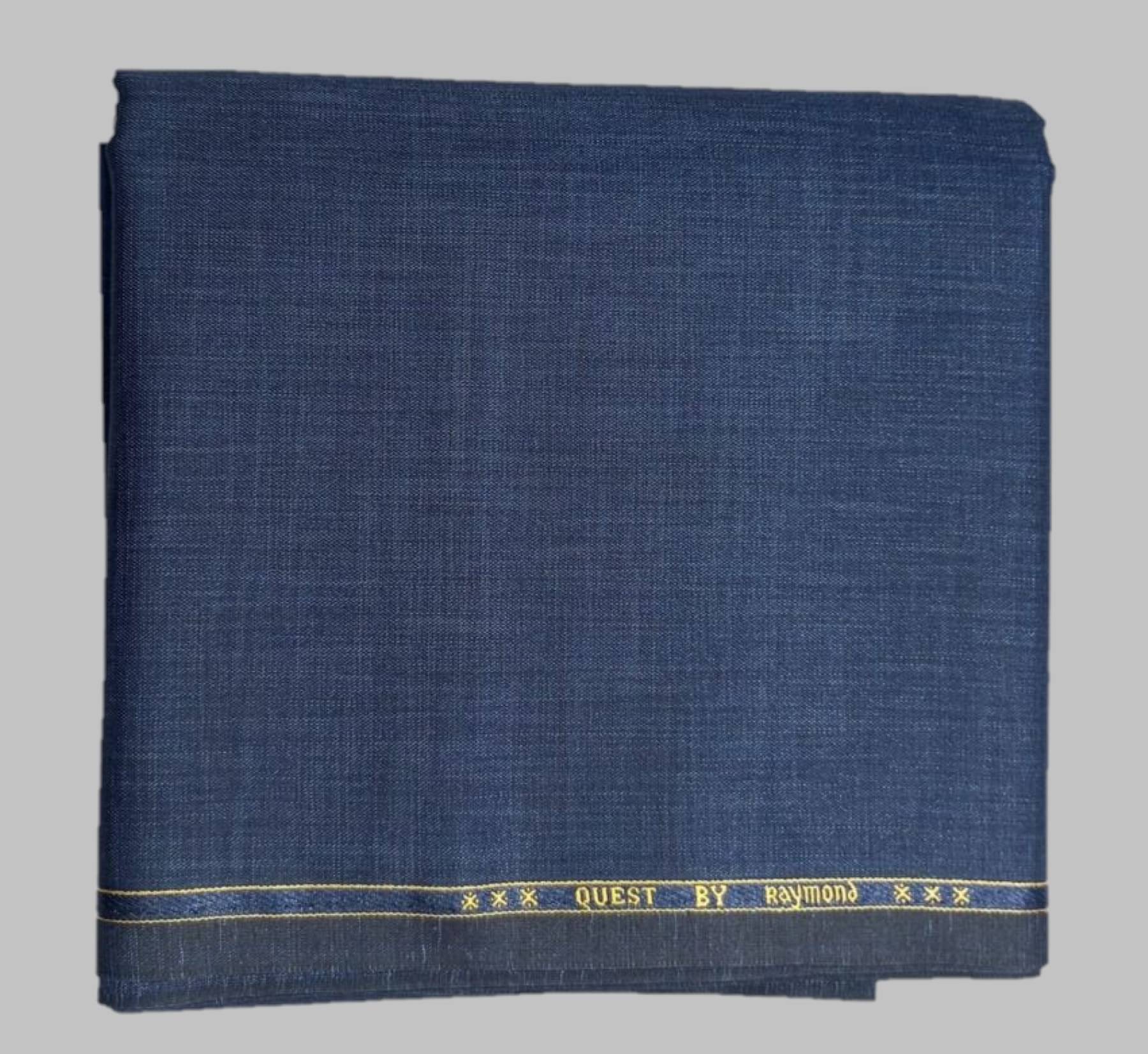 Raymond Navy Blue Polyester Blend Men's Suit Length ( Pack of 1 ) Raymond Navy Blue Polyester Blend Men's Suit Length ( Pack of 1 )