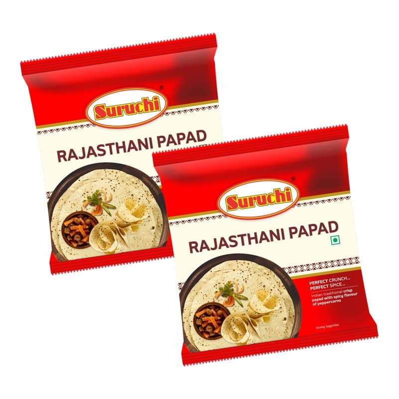     			SURUCHI  Rajasthani Papad  0.5 kg Pack of 2