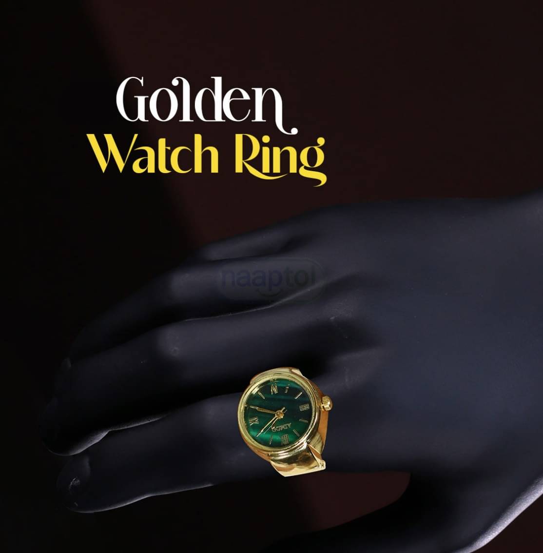     			THMT Gold Metal Analog Womens Watch