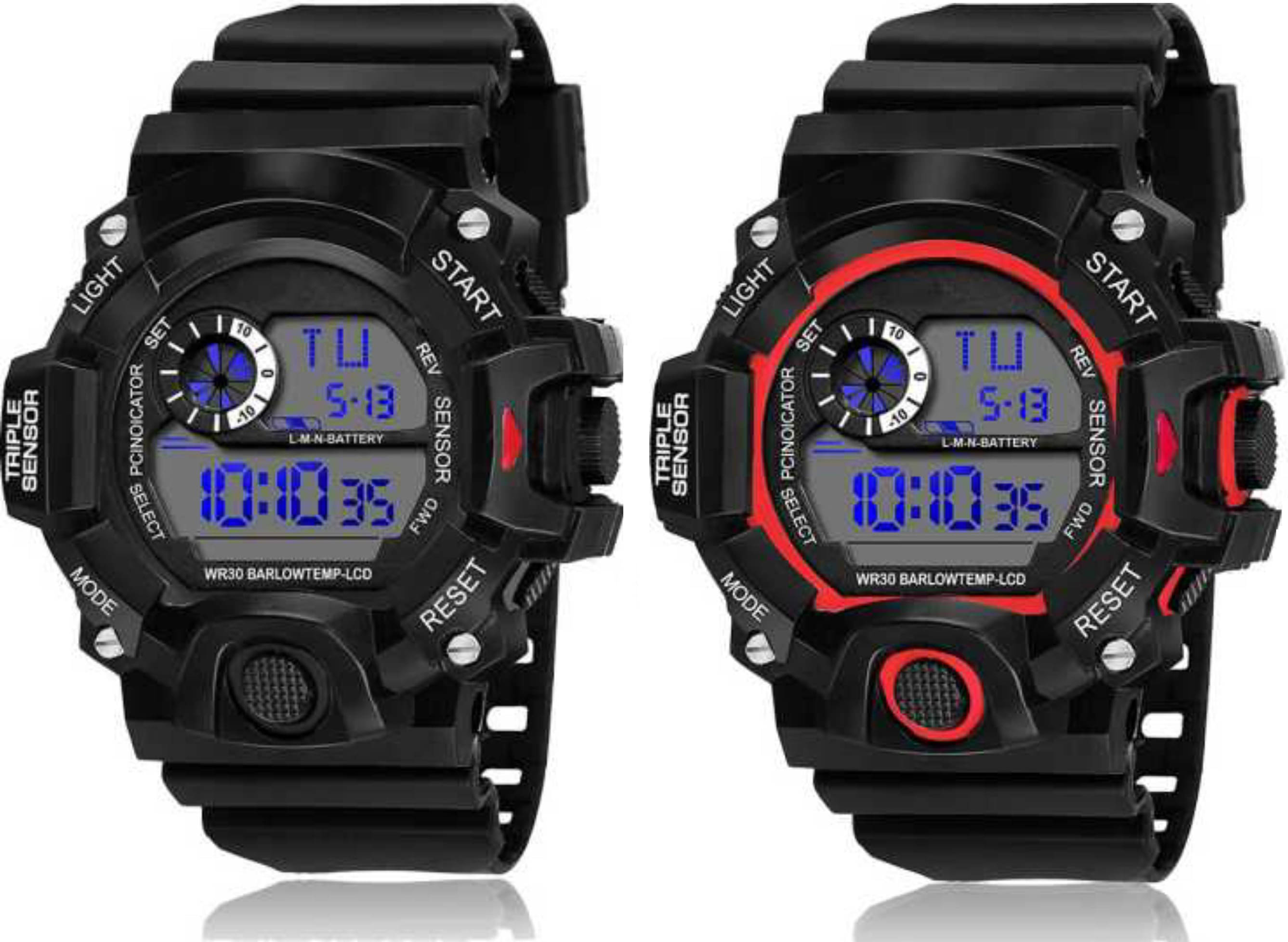     			Trex Black Silicon Analog-Digital Men's Watch