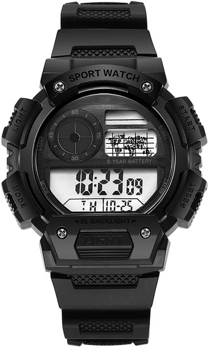    			Trex Black Silicon Digital Men's Watch