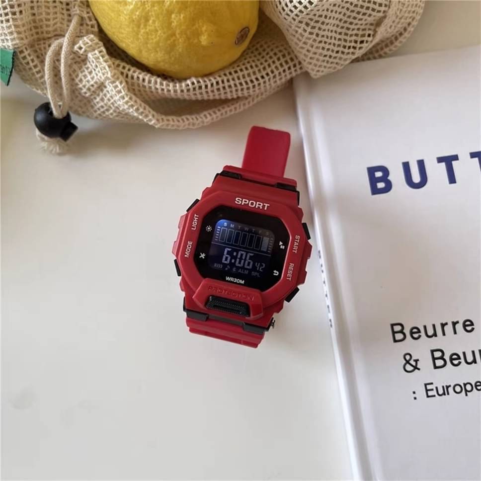     			Trex Yellow Silicon Digital Men's Watch