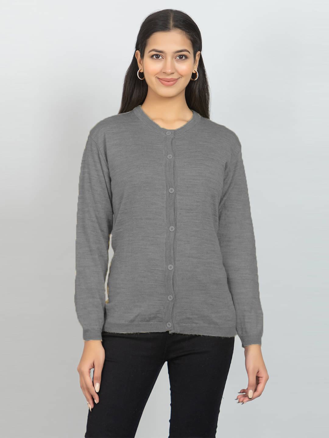woolkart Woollen Women's Shrugs - Grey ( )     			woolkart Woollen Women's Shrugs - Grey ( )