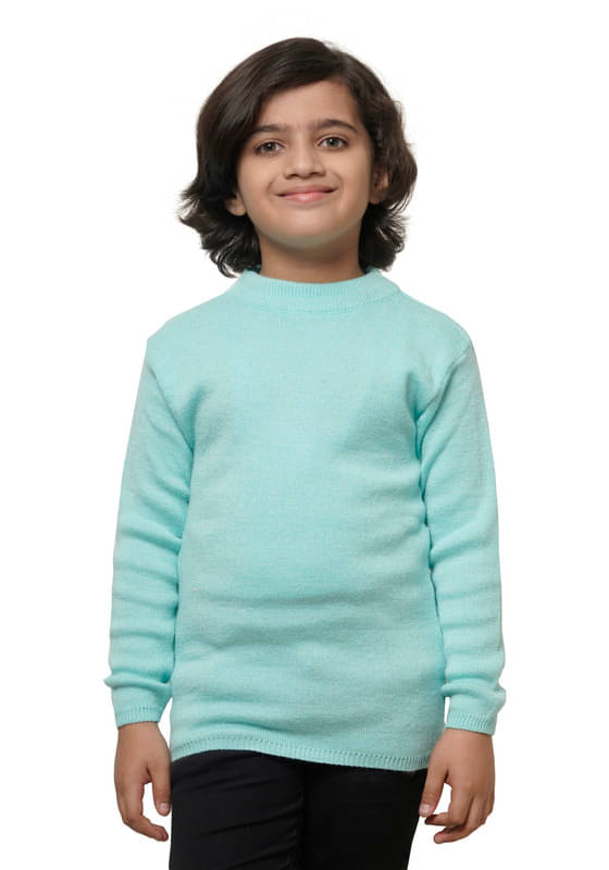     			IndiWeaves Pack of 1 Boys Woollen Blend Sweater ( Blue )