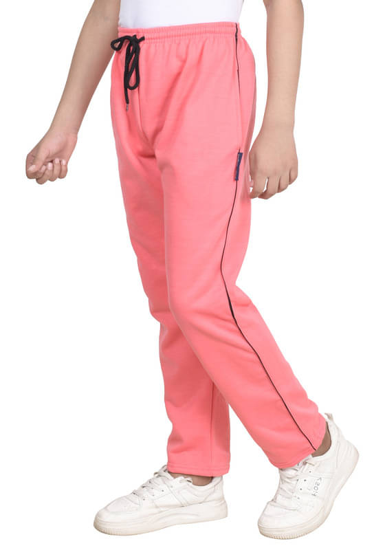     			IndiWeaves Pack of 1 Boys Fleece Trackpant ( Pink )