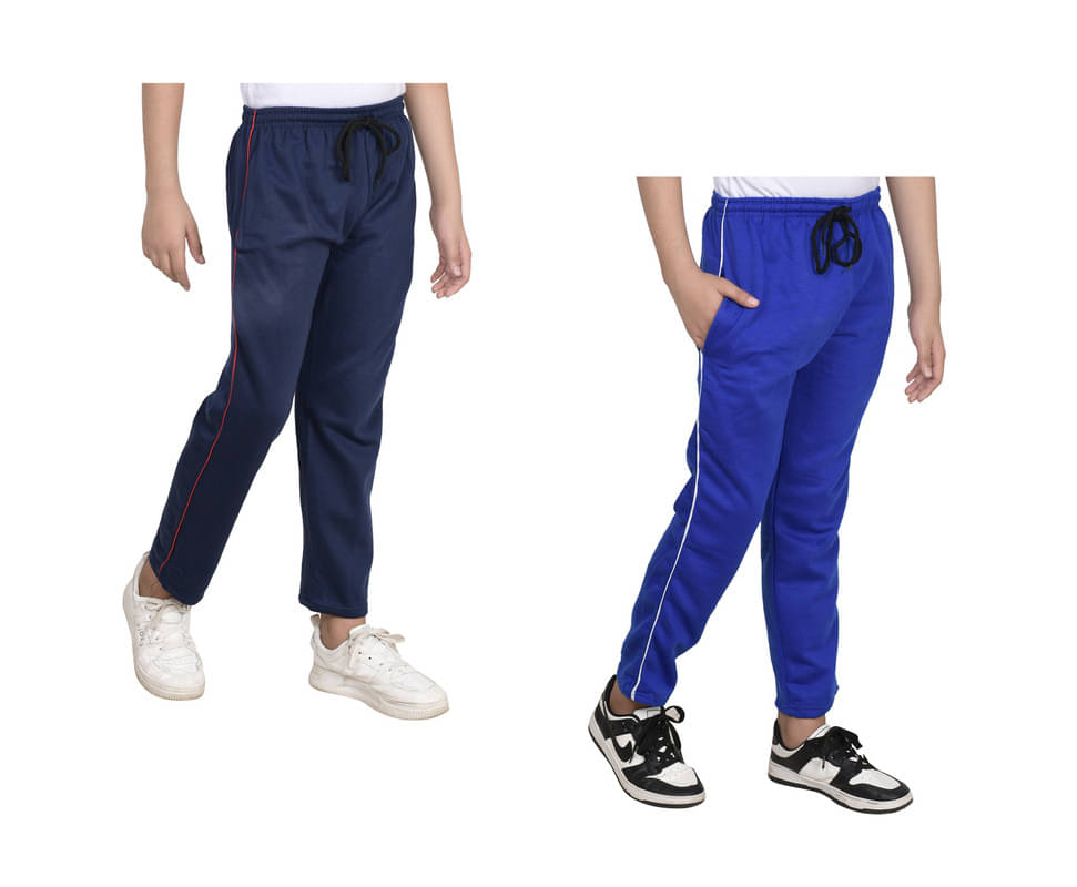     			IndiWeaves Pack of 2 Boys Fleece Trackpant ( Multicolor )