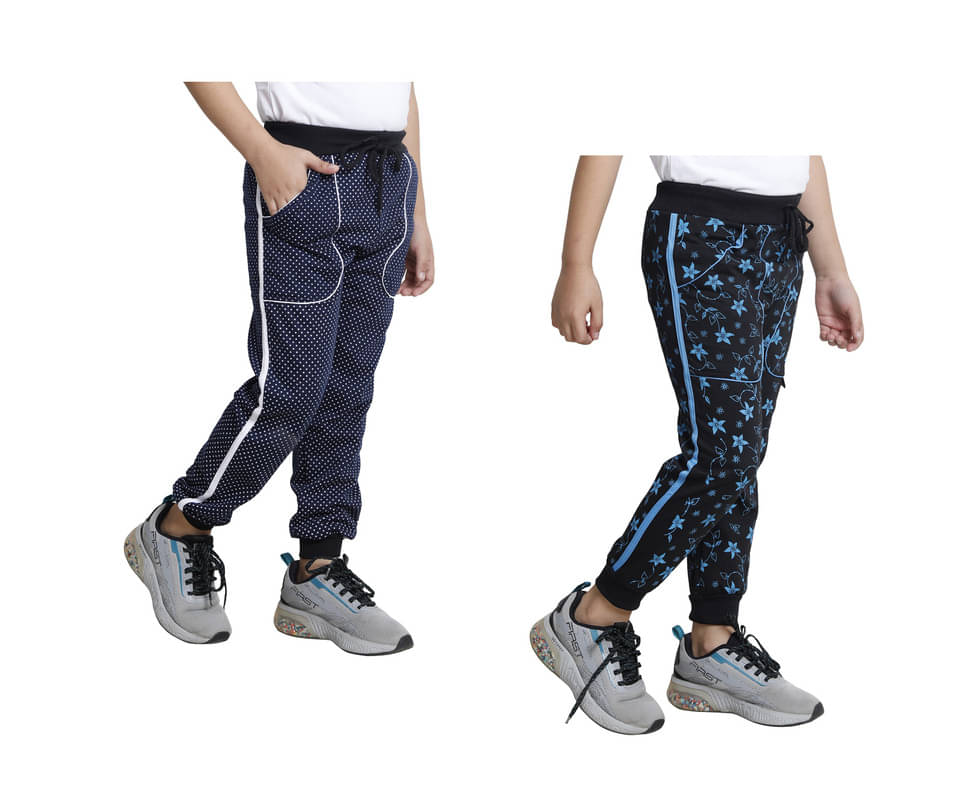     			IndiWeaves Pack of 2 Boys Fleece Trackpant ( Multicolor )