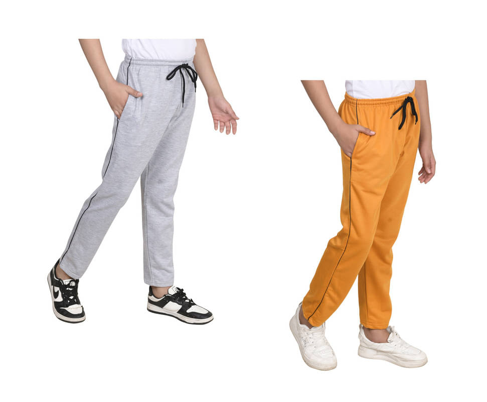     			IndiWeaves Pack of 2 Boys Fleece Trackpant ( Multicolor )