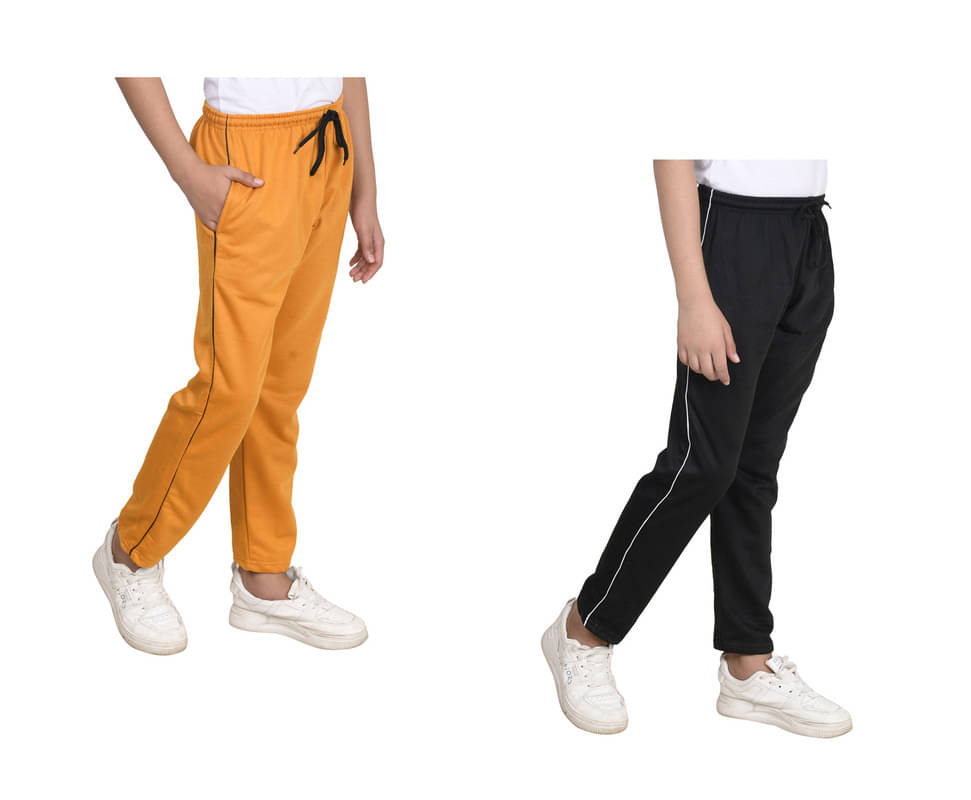     			IndiWeaves Pack of 2 Boys Fleece Trackpant ( Multicolor )
