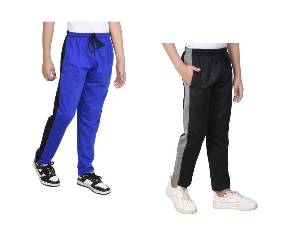     			IndiWeaves Pack of 2 Boys Fleece Trackpant ( Multicolor )