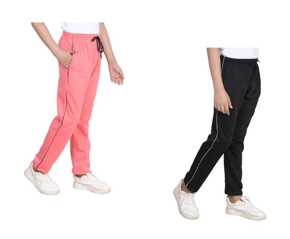     			IndiWeaves Pack of 2 Boys Fleece Trackpant ( Multicolor )