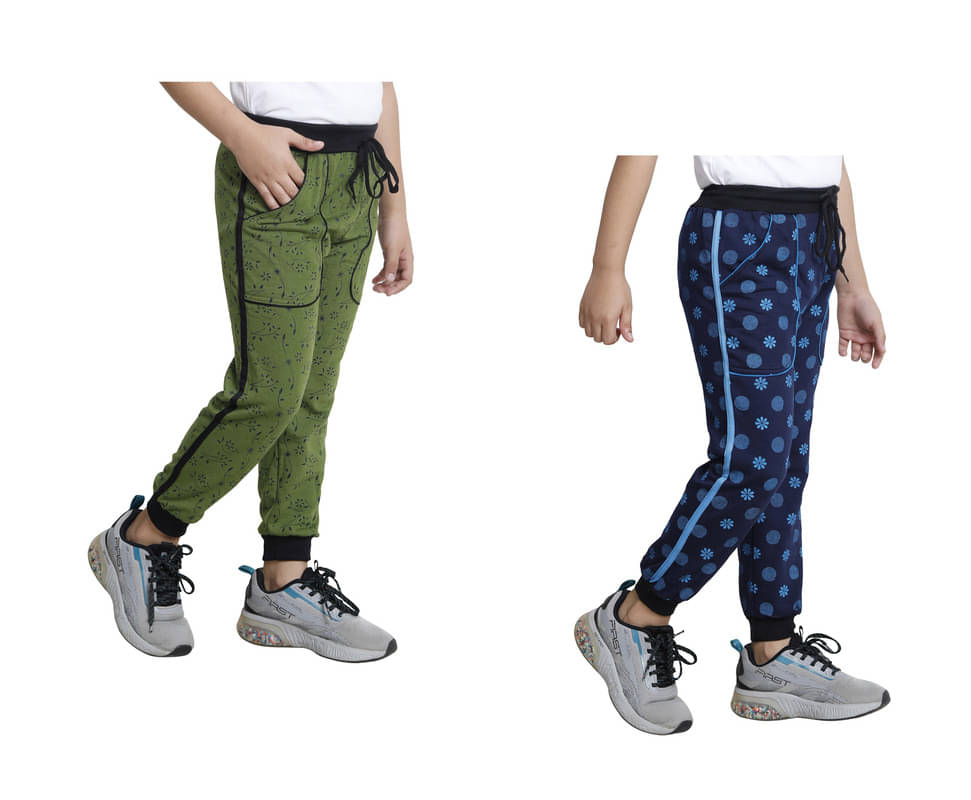     			IndiWeaves Pack of 2 Boys Fleece Trackpant ( Multicolor )