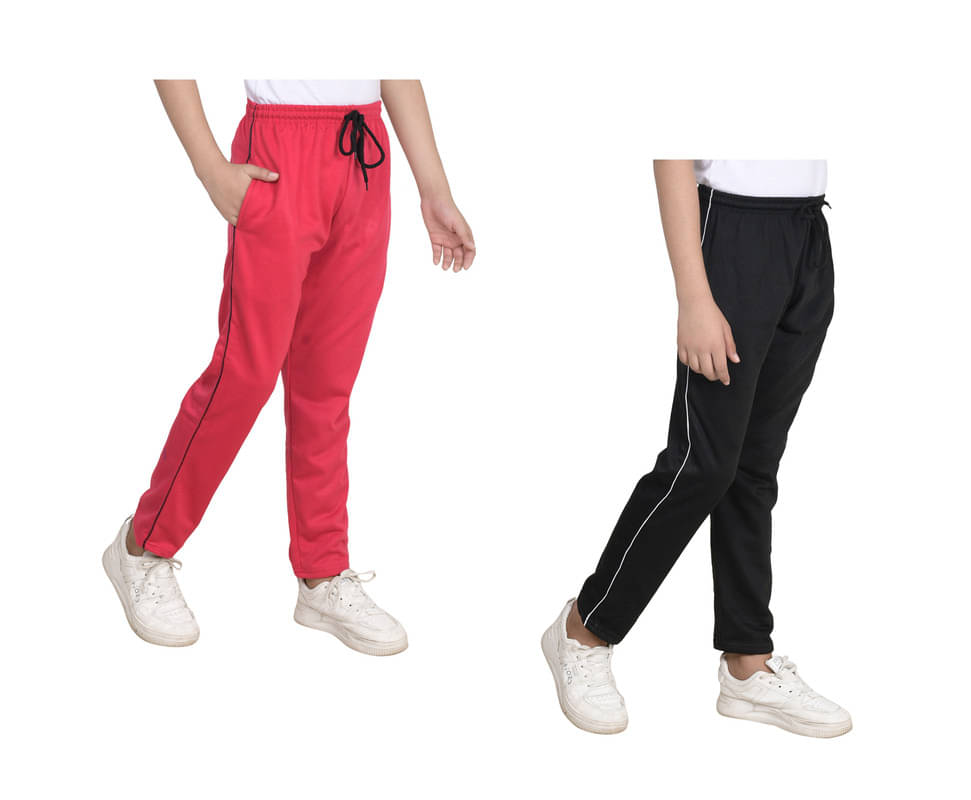     			IndiWeaves Pack of 2 Boys Fleece Trackpant ( Multicolor )