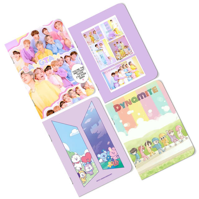 Sketchfab A5 Handy BTS Diary notebook Unique Stationery items, Easy to Carry Unruled, Plain Cute Set of 4 for Writing, Notes, Notebooks - Journal Diary book(11915) Sketchfab A5 Handy BTS Diary notebook Unique Stationery items, Easy to Carry Unruled, Plain Cute Set of 4 for Writing, Notes, Notebooks - Journal Diary book(11915)