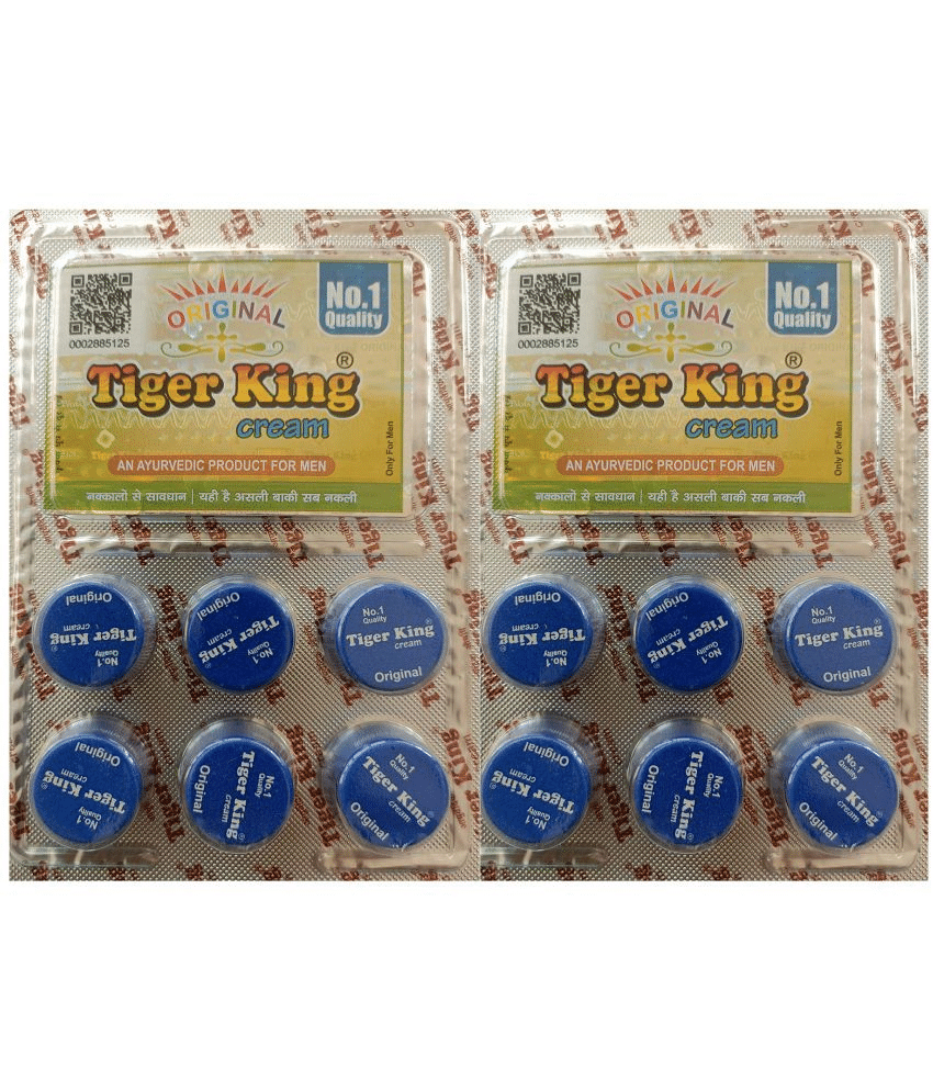 Tiger King Cream An Ayurvedic Product For Men 100% Original Pack of 2 Tiger King Cream An Ayurvedic Product For Men 100% Original Pack of 2