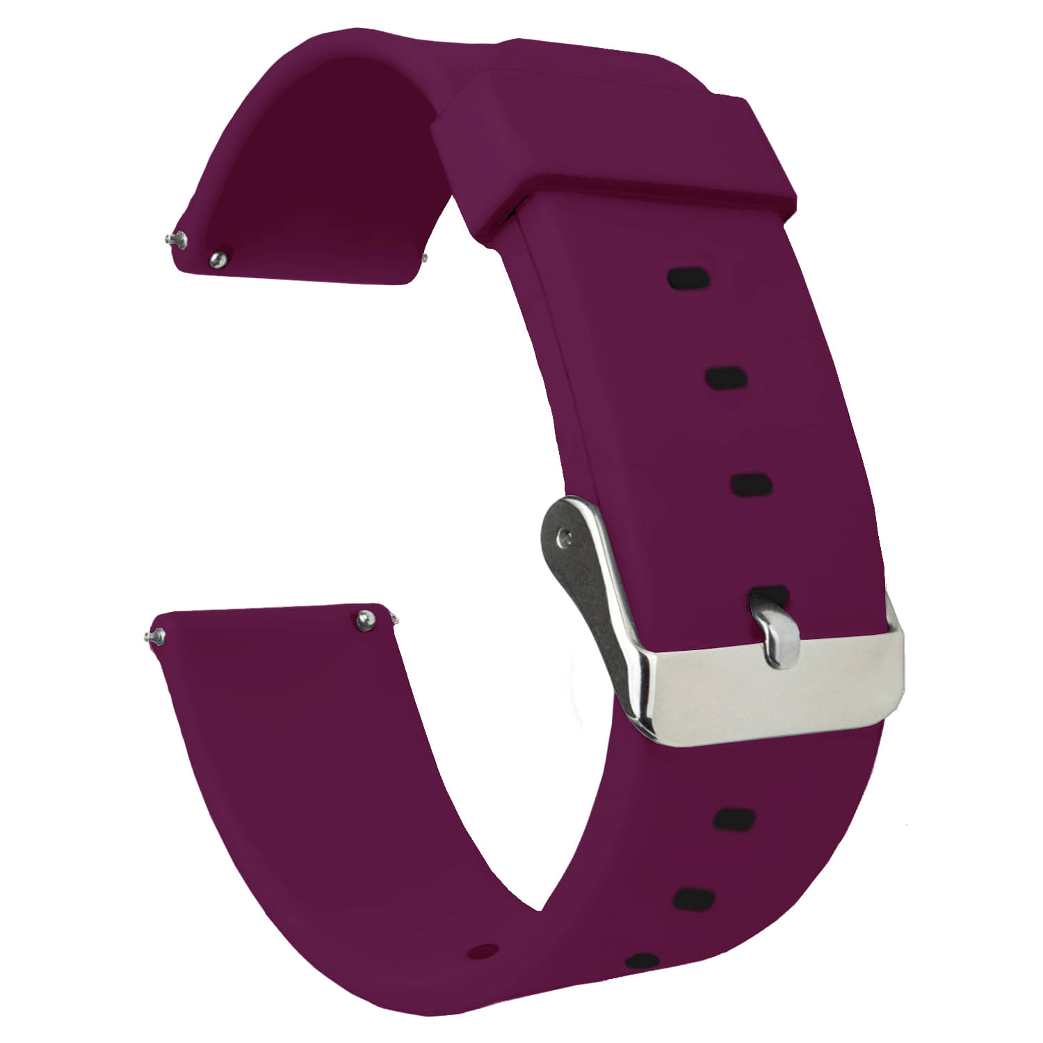     			ACM Watch Strap Silicone Belt 22mm compatible with Fastrack Revoltt Classic Smartwatch Casual Classic Band Purple
