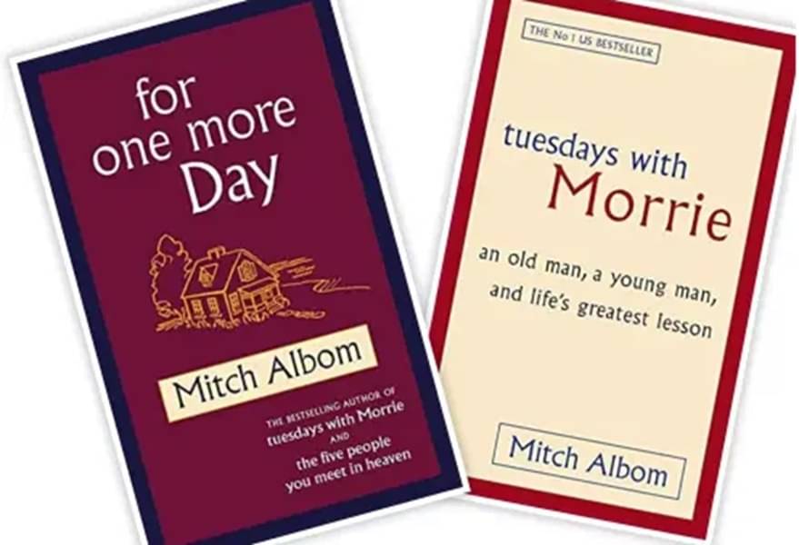 Combo of 2 Book set-TUESDAYS WITH MORRIE+FOR ONE MORE DAY Combo of 2 Book set-TUESDAYS WITH MORRIE+FOR ONE MORE DAY