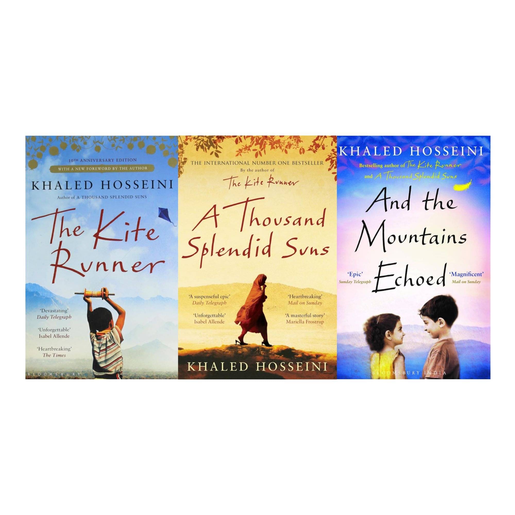     			(Combo of 3) The Kite Runner+Splendid By Khaled Hosseini