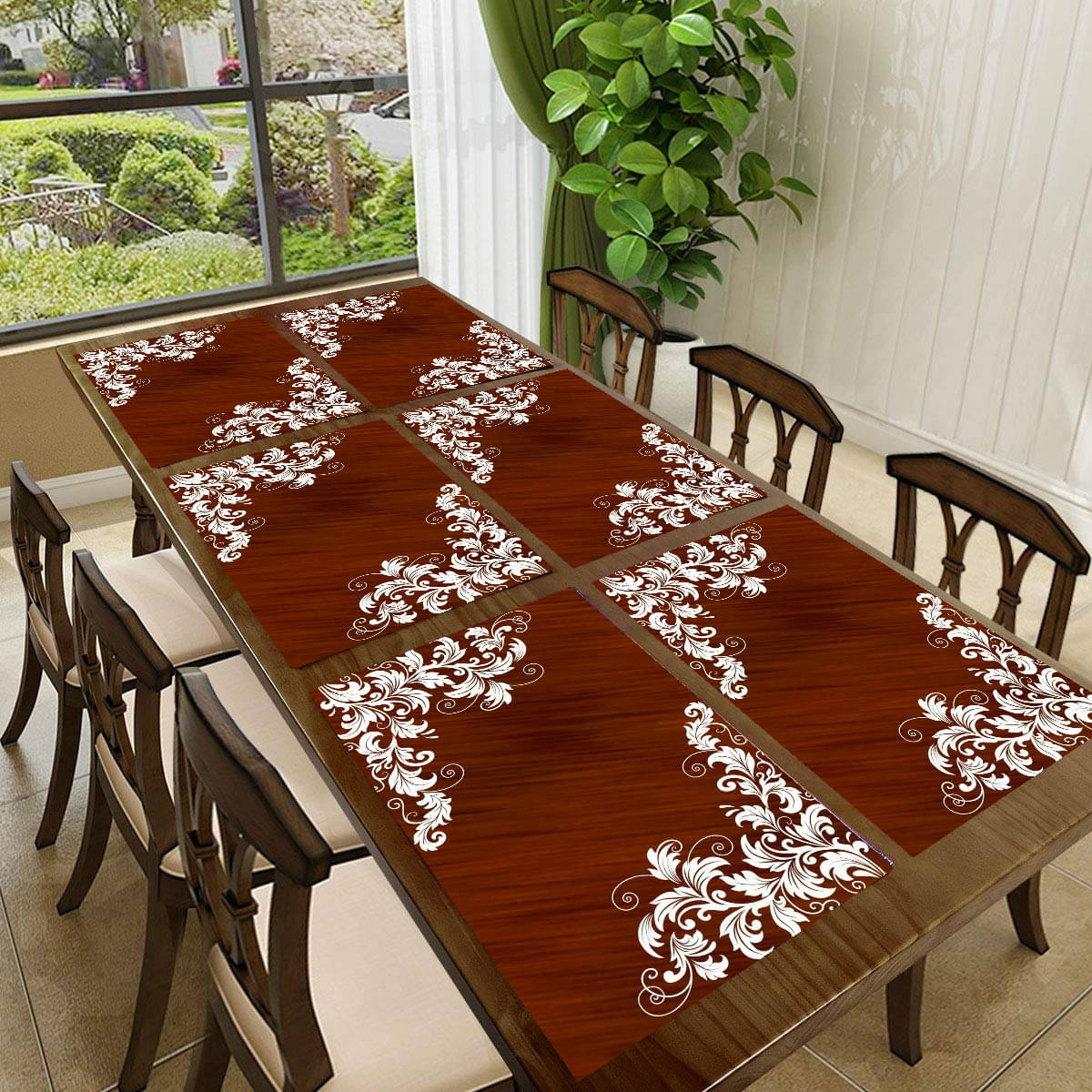 CreadCraft PVC Solid Rectangle Table Mats ( 40 cm x 30 cm ) Pack of 1 - Multi CreadCraft PVC Solid Rectangle Table Mats ( 40 cm x 30 cm ) Pack of 1 - Multi