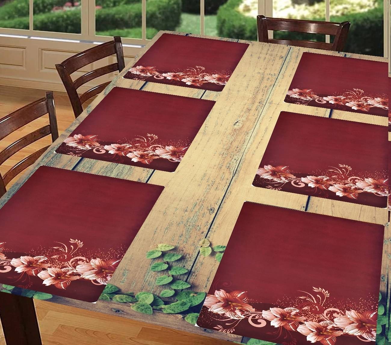 CreadCraft PVC Solid Rectangle Table Mats ( 40 cm x 30 cm ) Pack of 1 - Multi CreadCraft PVC Solid Rectangle Table Mats ( 40 cm x 30 cm ) Pack of 1 - Multi