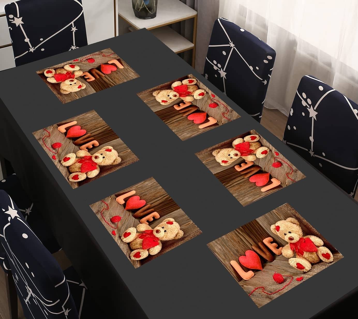 CreadCraft PVC Solid Rectangle Table Mats ( 40 cm x 30 cm ) Pack of 1 - Multi CreadCraft PVC Solid Rectangle Table Mats ( 40 cm x 30 cm ) Pack of 1 - Multi