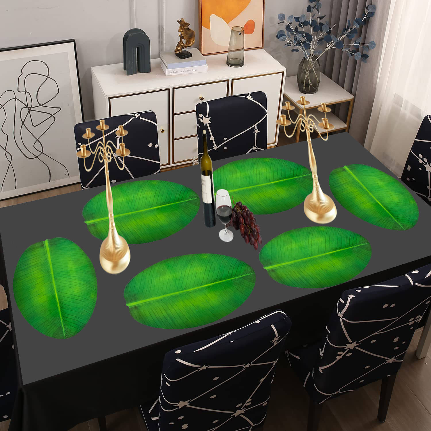 CreadCraft PVC Solid Rectangle Table Mats ( 40 cm x 30 cm ) Pack of 1 - Multi CreadCraft PVC Solid Rectangle Table Mats ( 40 cm x 30 cm ) Pack of 1 - Multi