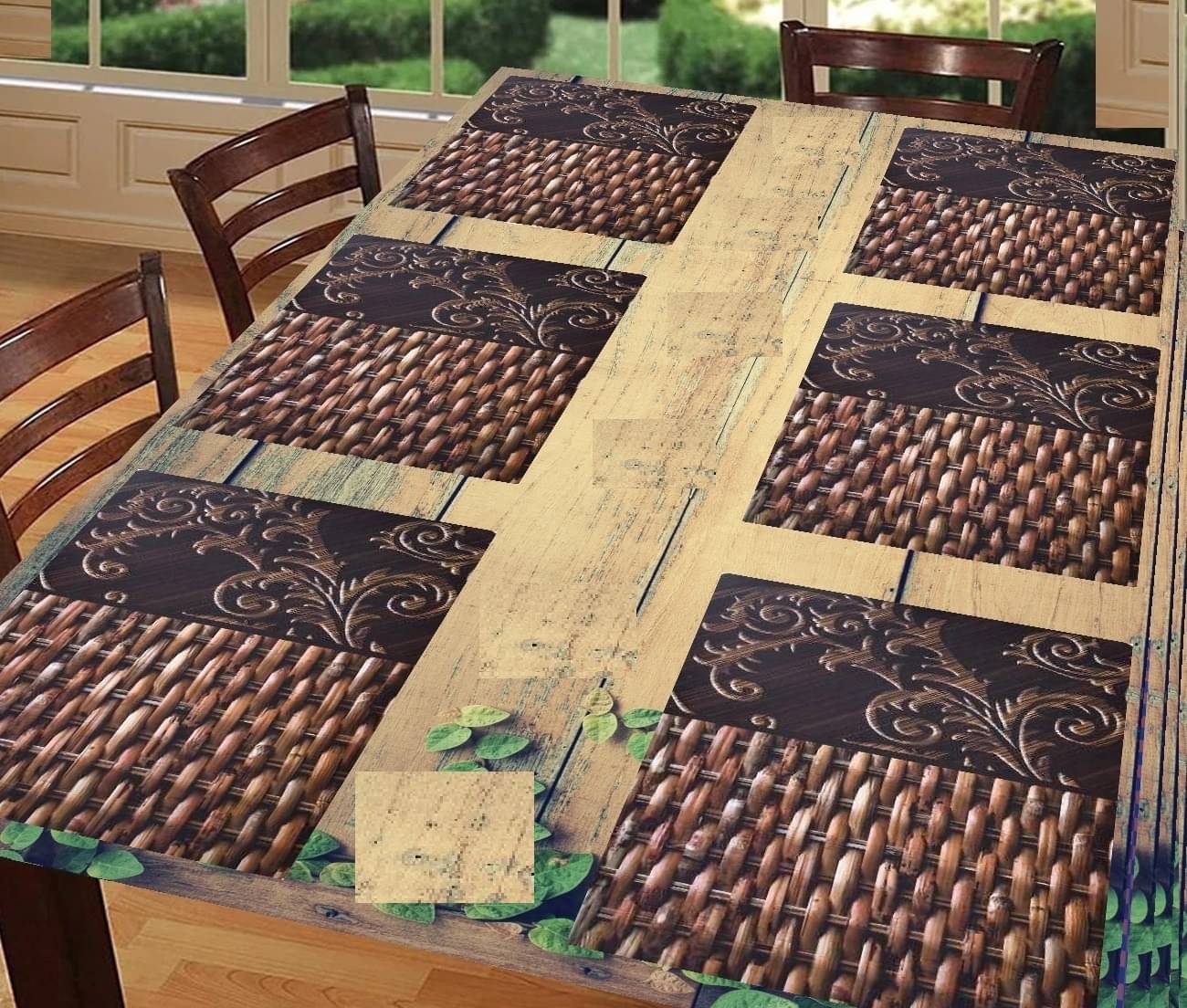 CreadCraft PVC Solid Rectangle Table Mats ( 40 cm x 30 cm ) Pack of 1 - Multi CreadCraft PVC Solid Rectangle Table Mats ( 40 cm x 30 cm ) Pack of 1 - Multi