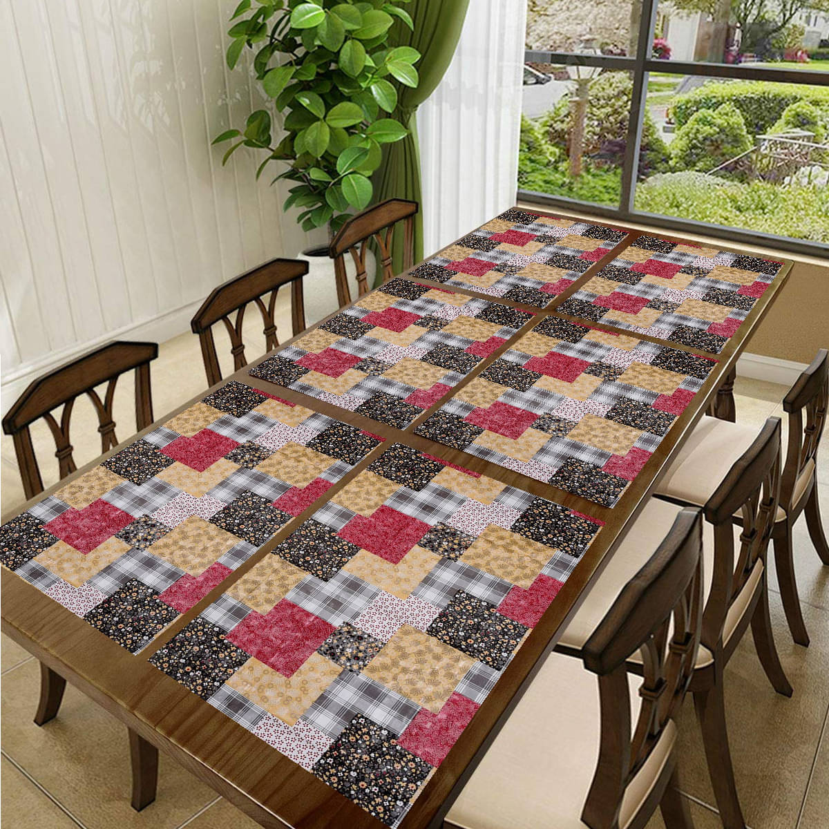 CreadCraft PVC Solid Rectangle Table Mats ( 40 cm x 30 cm ) Pack of 1 - Multi CreadCraft PVC Solid Rectangle Table Mats ( 40 cm x 30 cm ) Pack of 1 - Multi