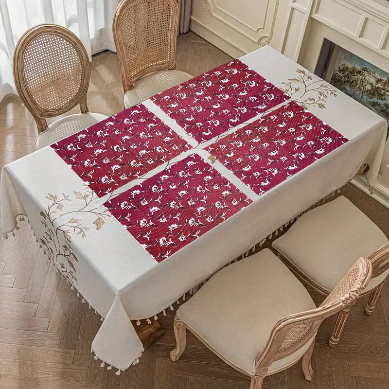 CreadCraft PVC Solid Rectangle Table Mats ( 40 cm x 30 cm ) Pack of 1 - Multi CreadCraft PVC Solid Rectangle Table Mats ( 40 cm x 30 cm ) Pack of 1 - Multi