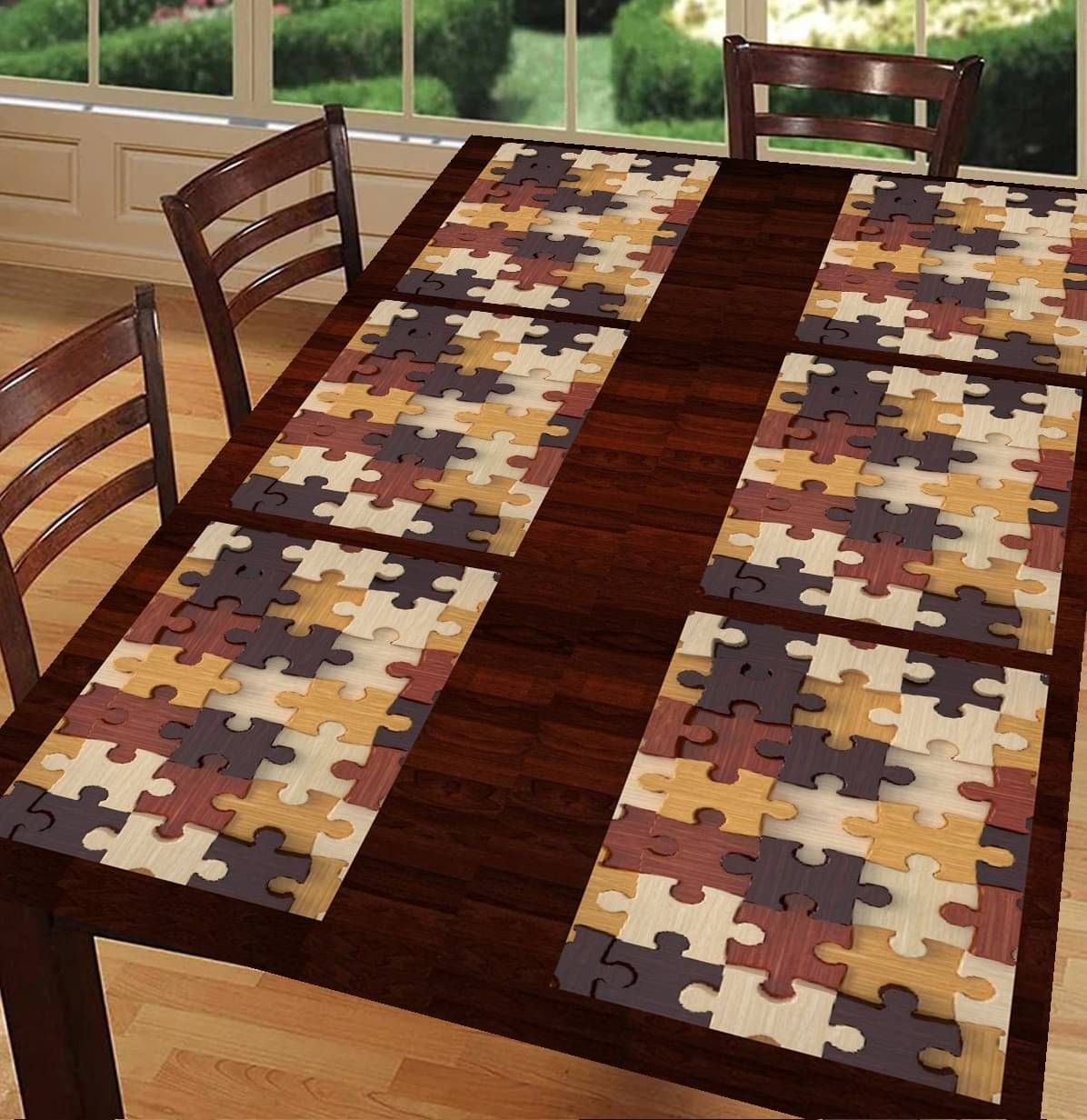 CreadCraft PVC Solid Rectangle Table Mats ( 40 cm x 30 cm ) Pack of 1 - Multi CreadCraft PVC Solid Rectangle Table Mats ( 40 cm x 30 cm ) Pack of 1 - Multi