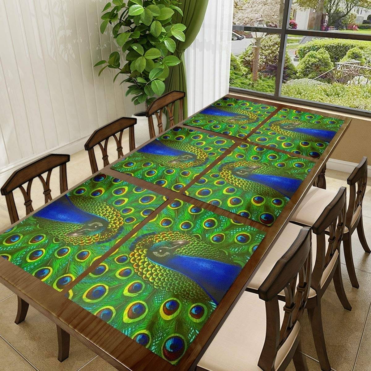 CreadCraft PVC Solid Rectangle Table Mats ( 40 cm x 30 cm ) Pack of 1 - Multi     			CreadCraft PVC Solid Rectangle Table Mats ( 40 cm x 30 cm ) Pack of 1 - Multi