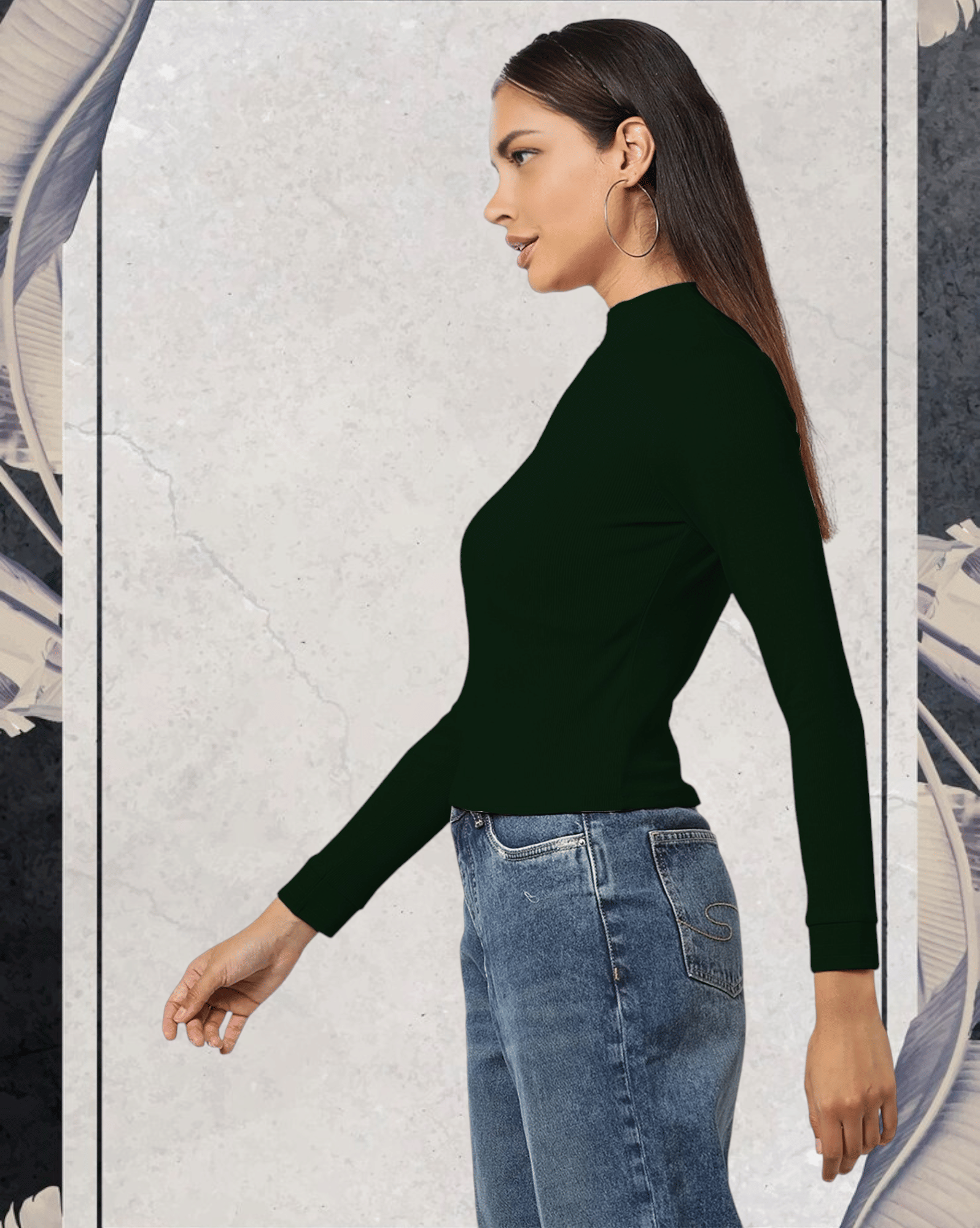     			Dream Beauty Fashion Women's Polyester Regular Top ( Green )