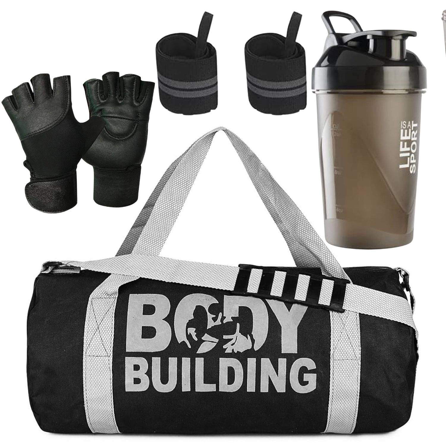     			GROUPERS Polyester BLACK 20 Ltrs Gym Bag