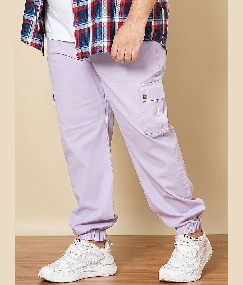 HARDSODA Regular Flat Men's Joggers - Purple ( Pack of 1 )