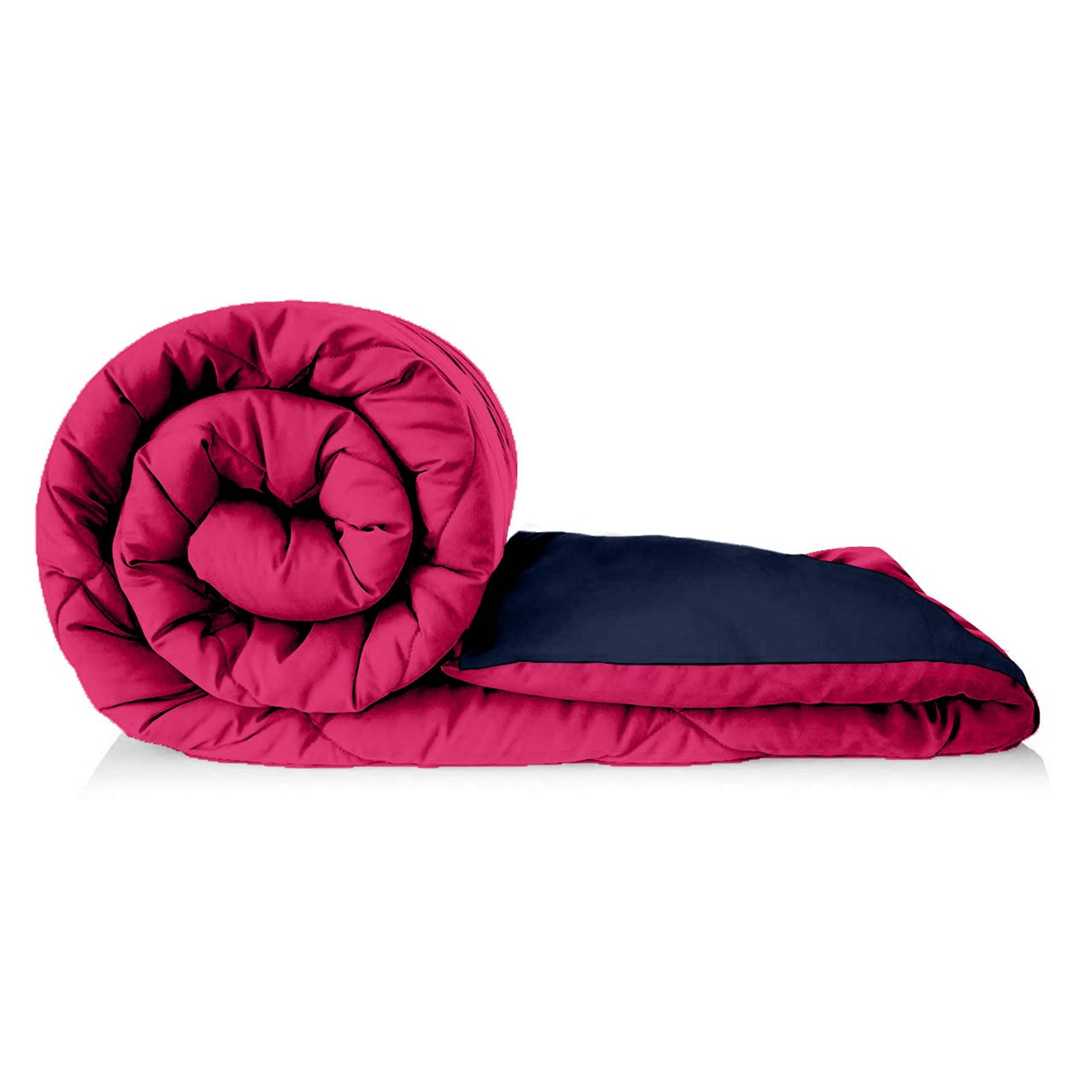 Jinaya's Microfiber Solid Single Size Comforter ( 229 x 152 cm ) - Multi ( ) Jinaya's Microfiber Solid Single Size Comforter ( 229 x 152 cm ) - Multi ( )