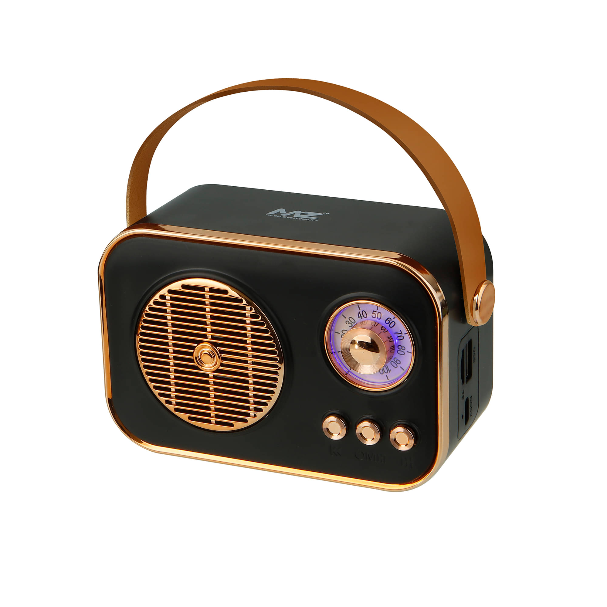     			MZ M209-NEW 5 W Bluetooth Speaker Bluetooth v 5.0 with SD card Slot Playback Time 6 hrs Black