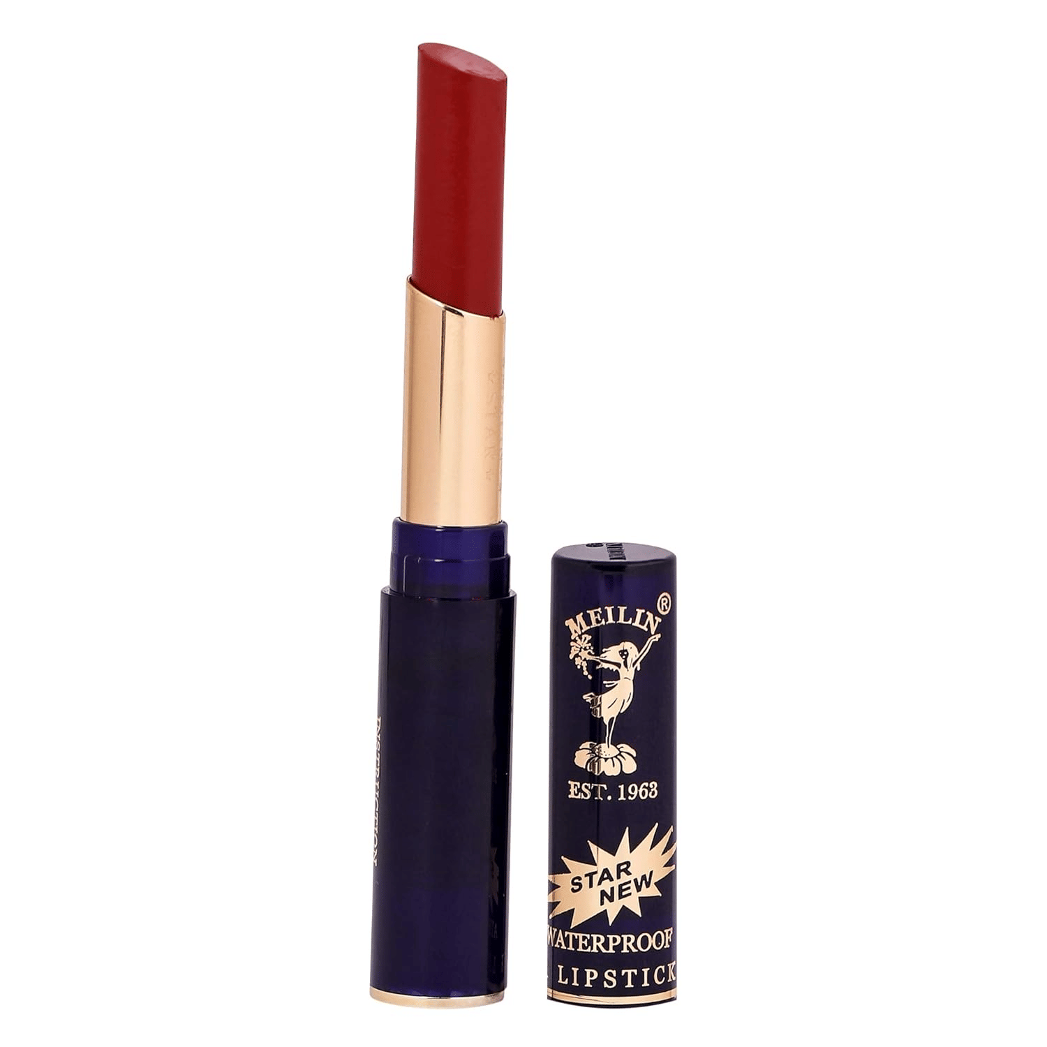     			Meilin Maroon Matte Lipstick 4