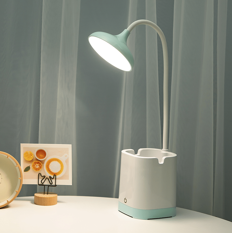     			OneWish White Study Table Lamp ( Pack of 1 )