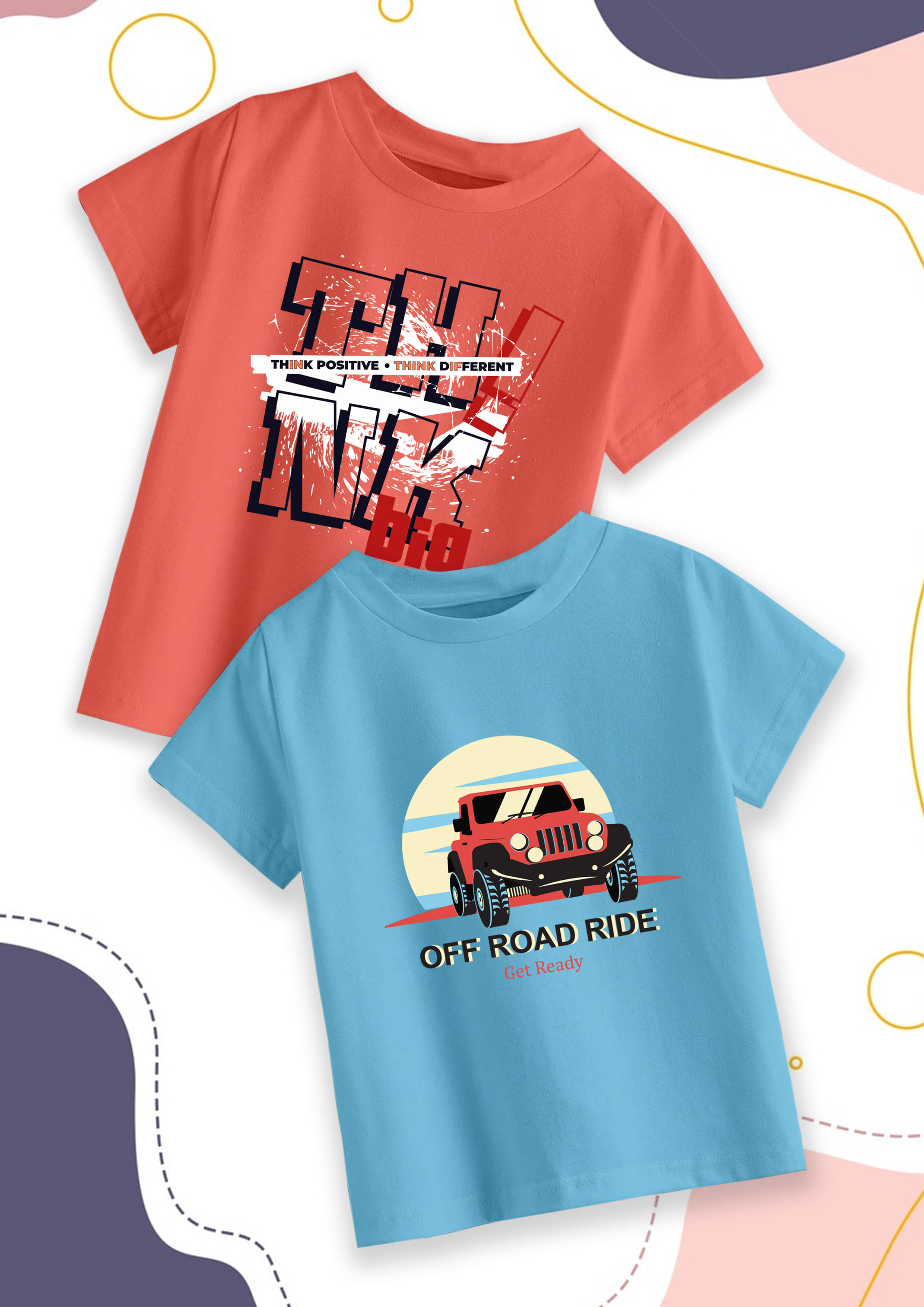 RUNSTARS Pack of 1 Boys Cotton T-Shirt ( Multicolor 11 )